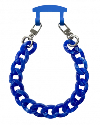 milux Acryl Kette in kurz - Blau