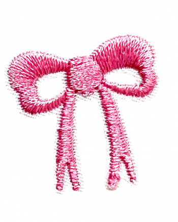 Sticker Schleife Pink